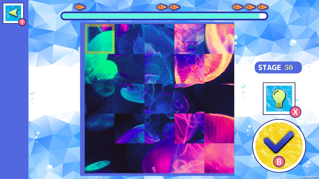 脳トレ!くらげパズルーゲームで癒される!ふわとろ海中回転パズルー