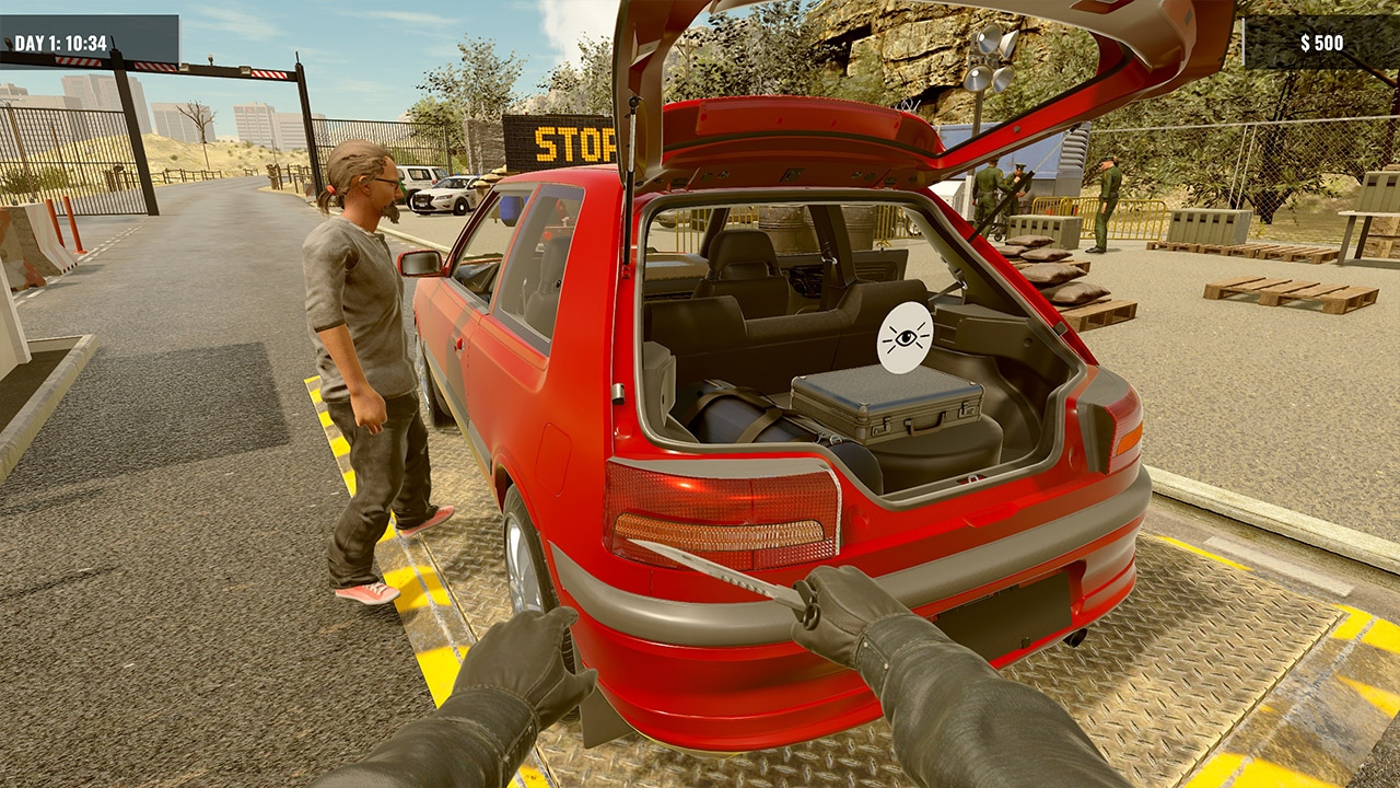 Border Police: Contraband Simulator 2025 - Red Camo Ops 