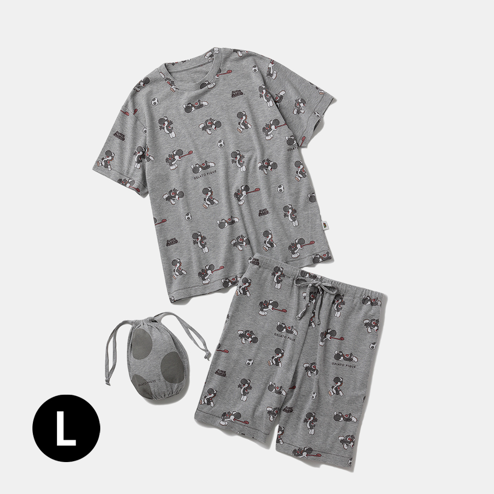 メンズ】ヨッシー柄 Tシャツ＆ハーフパンツセット 【SUPER MARIO meets