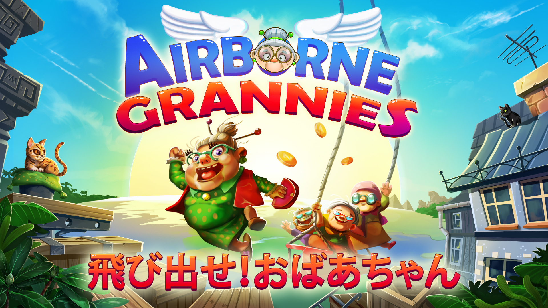 Airborne Grannies 飛び出せ！おばあちゃん | My Nintendo Store（マイ