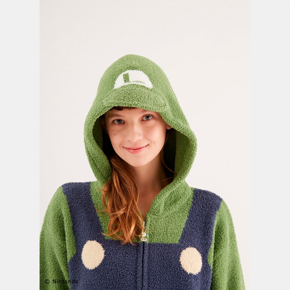 スーパーマリオ】レディースルイージパーカ＆ロングパンツ GRN F