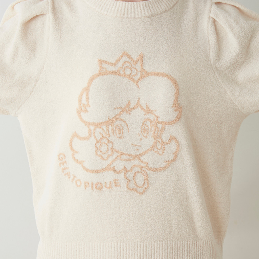 ジェラートピケ【ピーチコレクション】プルオーバー&ショートパンツセット♡ ピーチコレクション】プルオーバー＆ショートパンツセット YEL【SUPER