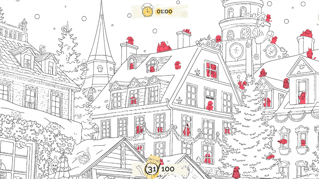 Hidden Cats on Christmas