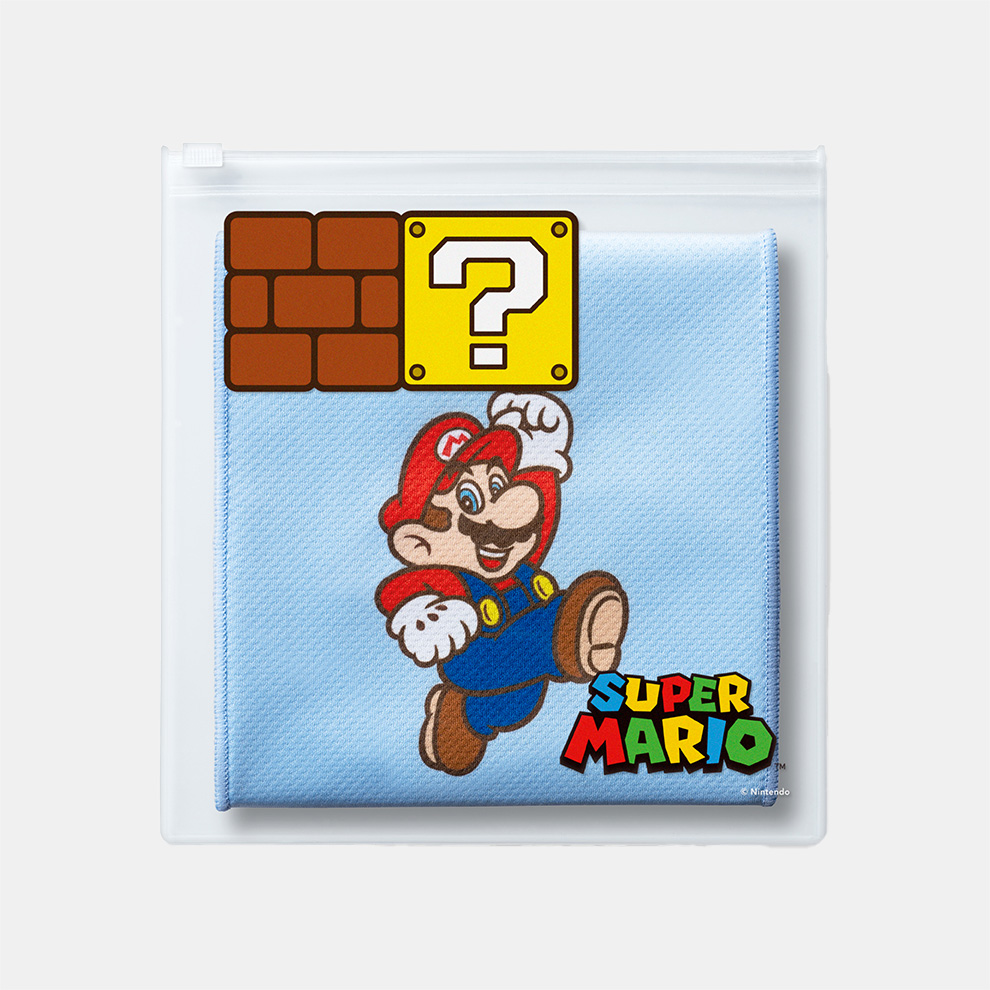 スーパーマリオ クールタオル＆ポーチ（マリオキャラクターズ