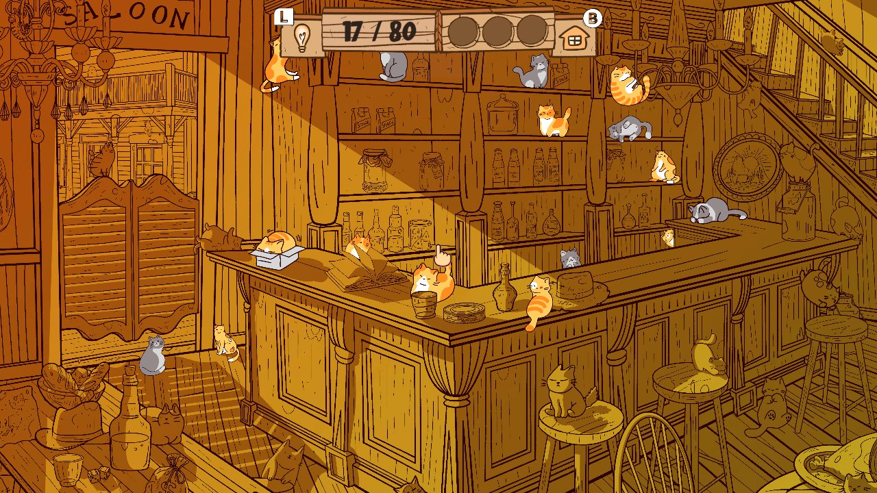 猫の訪問 西部開拓時代 : Cats Visiting Wild West