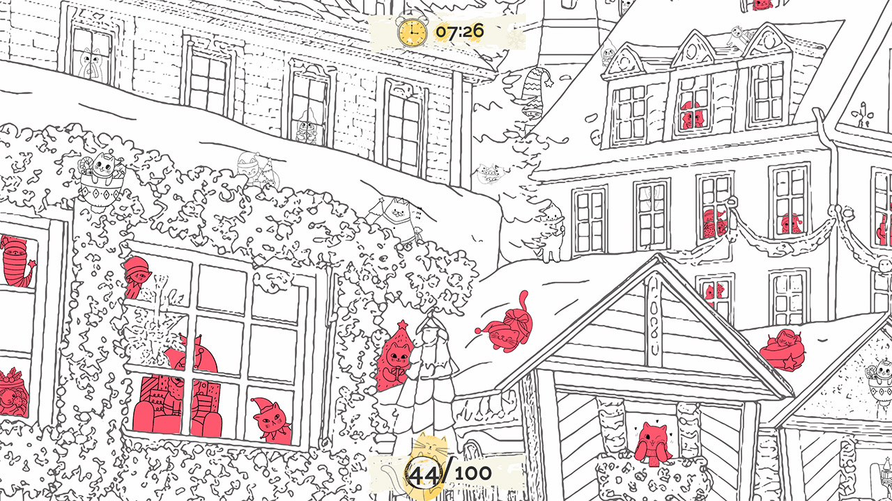 Hidden Cats on Christmas