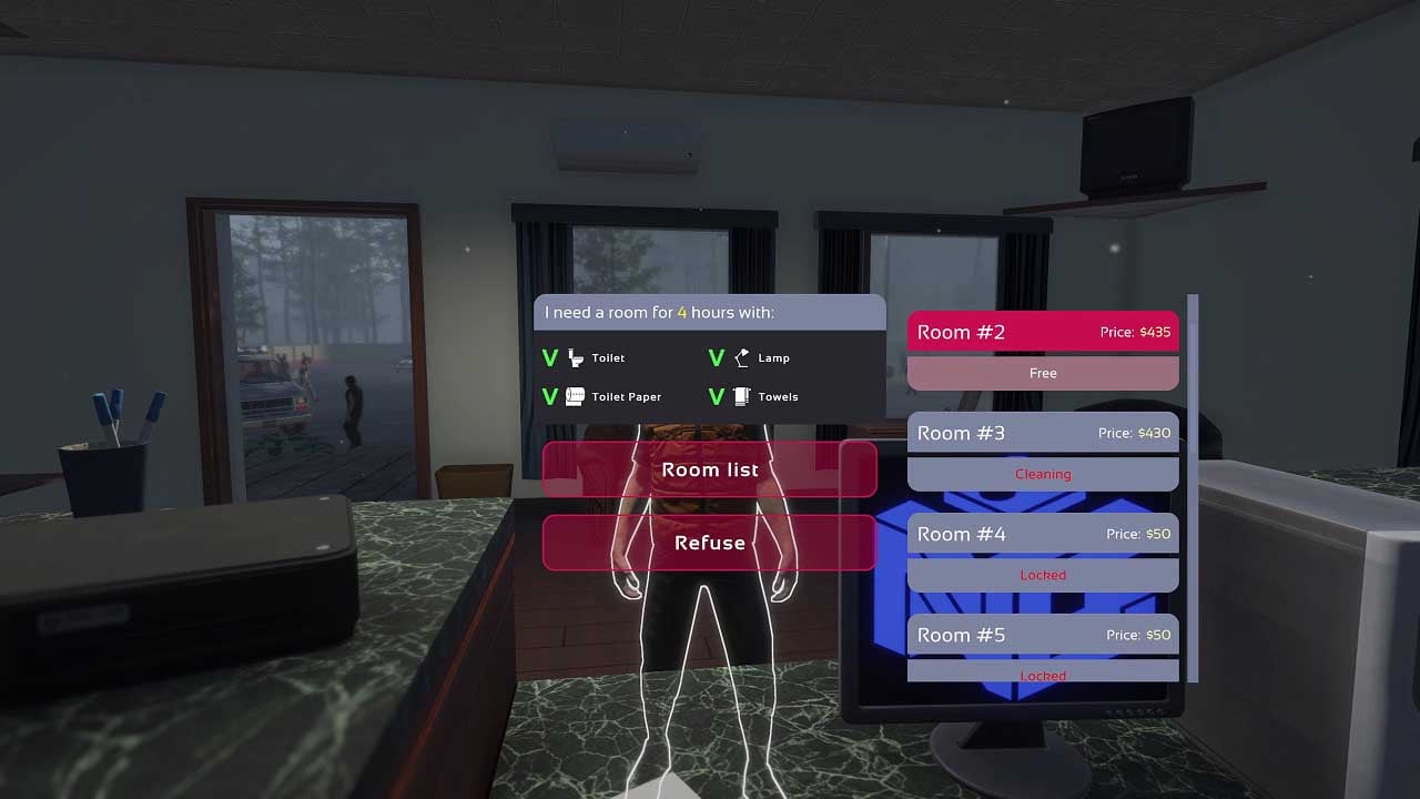  モーテルビジネスシミュレーター Motel Business Simulator