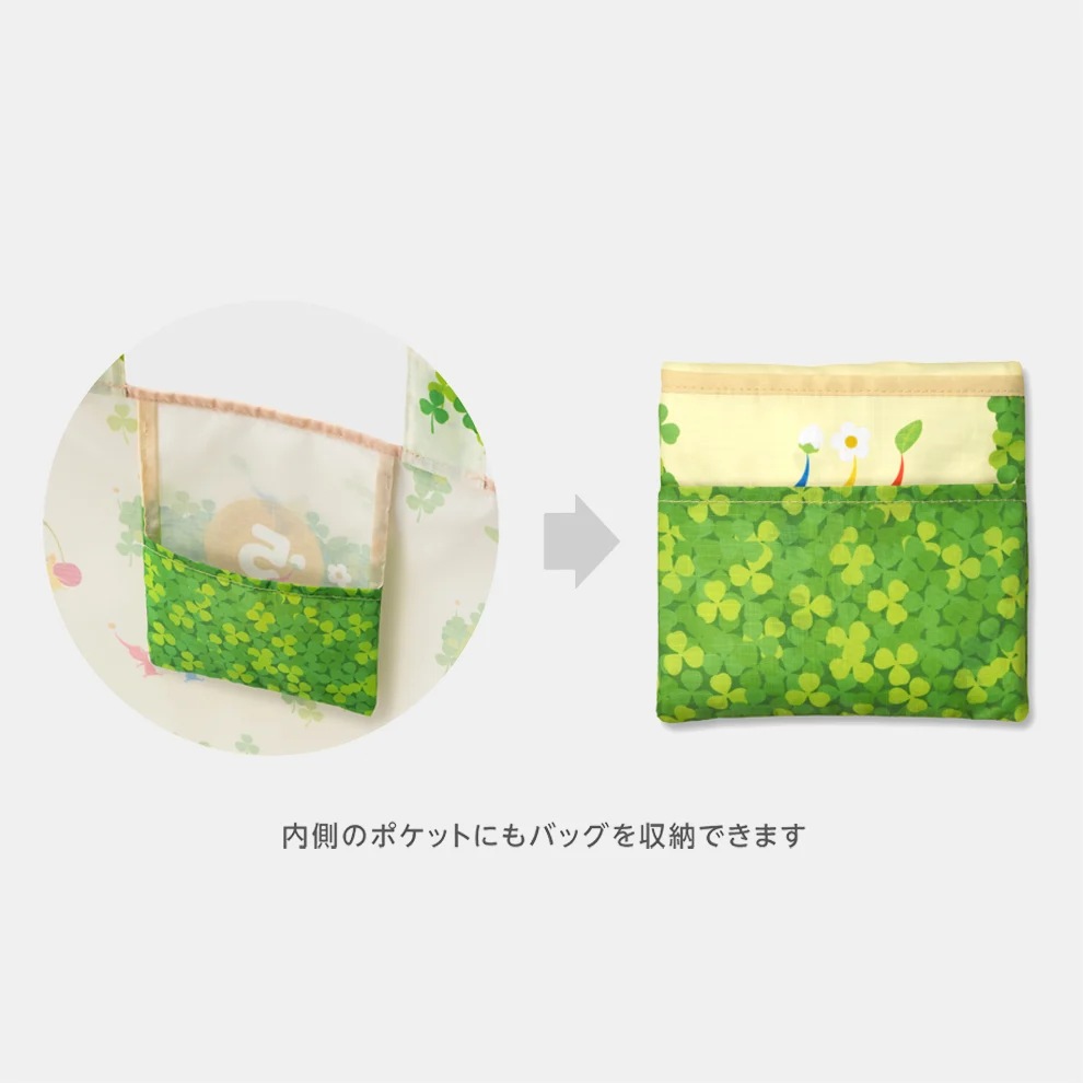 ピクミン ラッピング×エコバッグ L（ピクミン＆フルーツ） | My