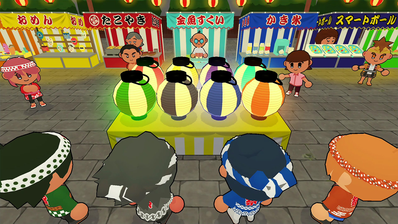 もっとお祭りパック（提灯ならべ・うちわ勝負）