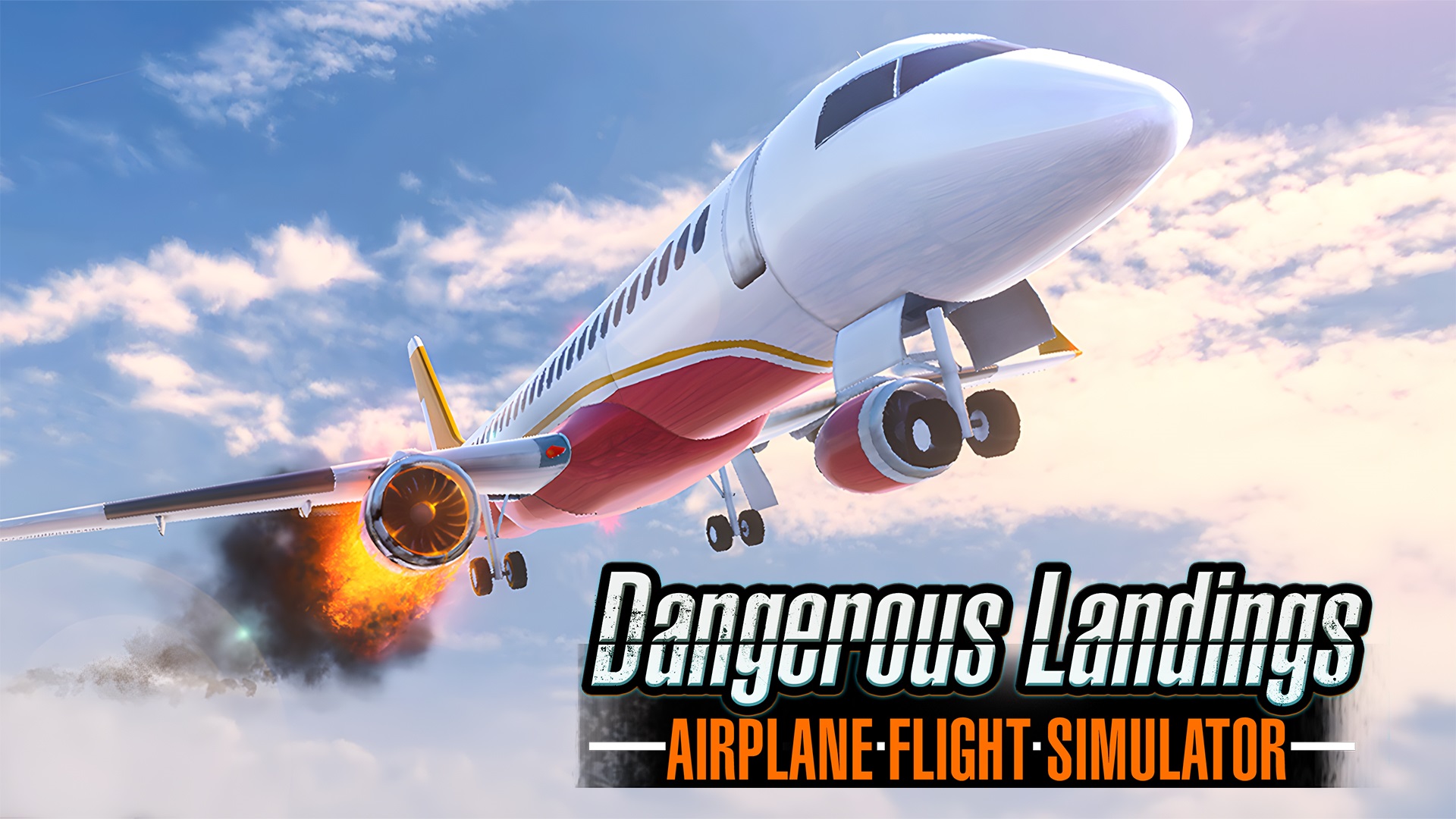 エアプレーン フライト シミュレーター：危険な着陸 (Airplane Flight