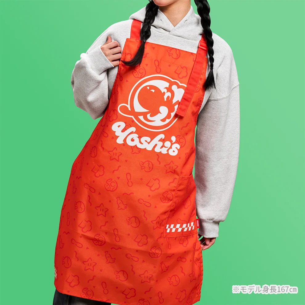 ❤️JAL＆yoshie inabaコラボ❤️エプロン❤️ エプロン Yoshi's マリオカート ワールド【Nintendo TOKYO取り扱い商品