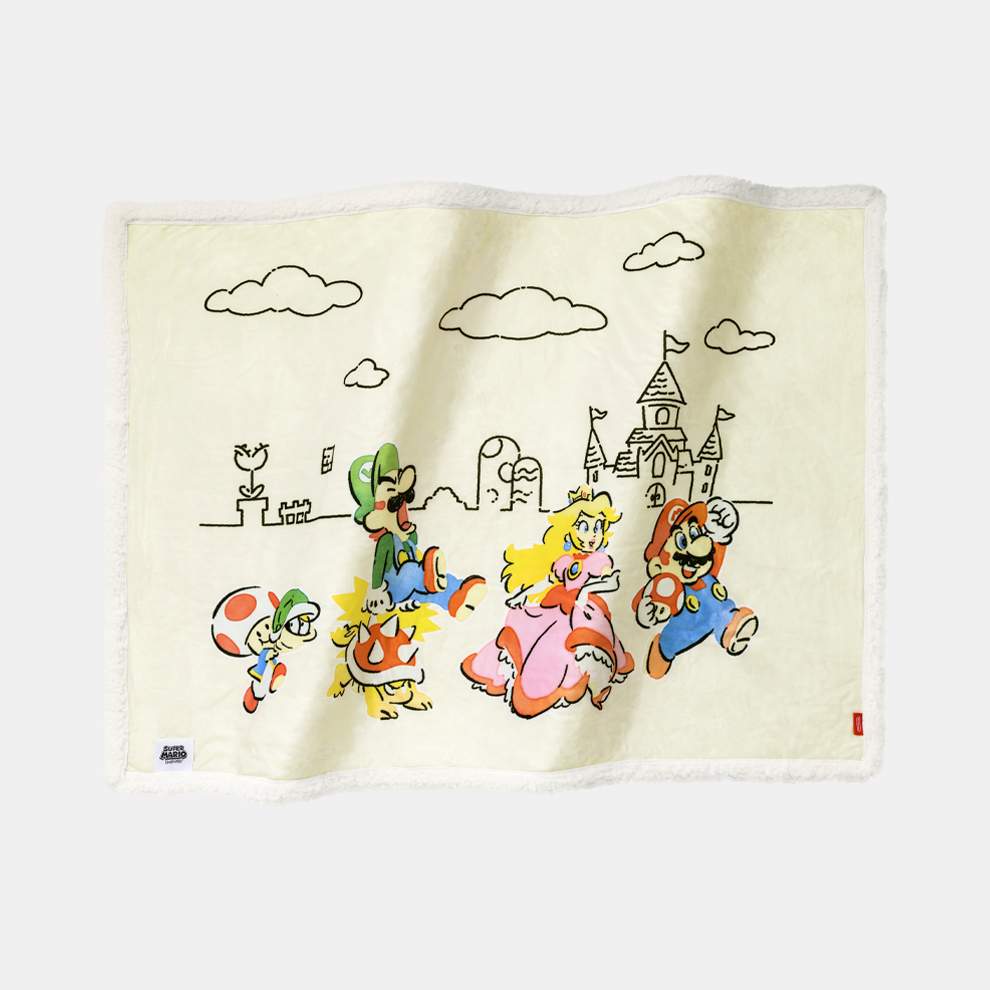 ブランケット スーパーマリオファミリーライフ【Nintendo TOKYO