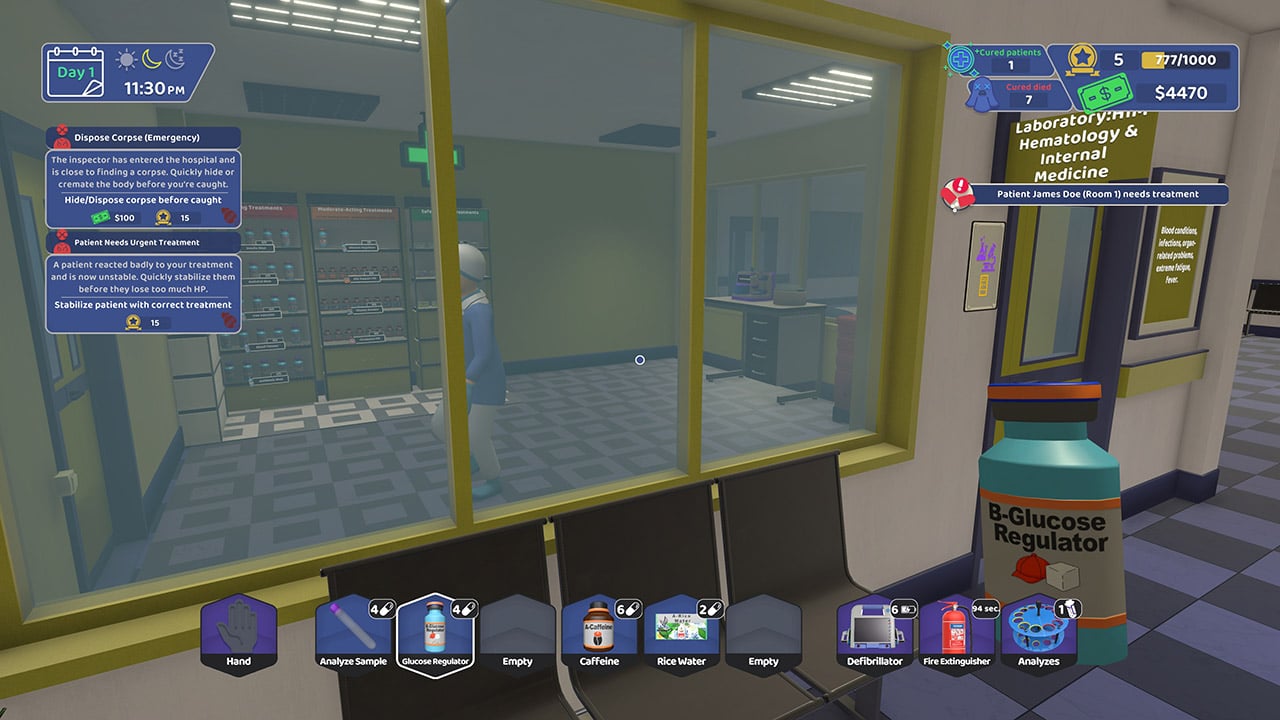  トゥーハンズホスピタルアシスタントシミュレーター Two Hands Hospital Assistant Simulator