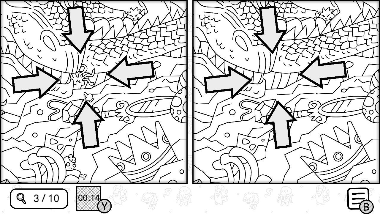 間違い探しの達人：モンスターセレクション (There's No Differences: Monsters)