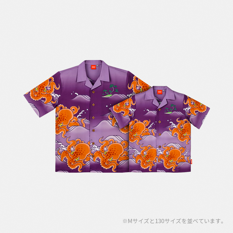 チリメンタコアロハL Splatoon【Nintendo TOKYO取り扱い商品】