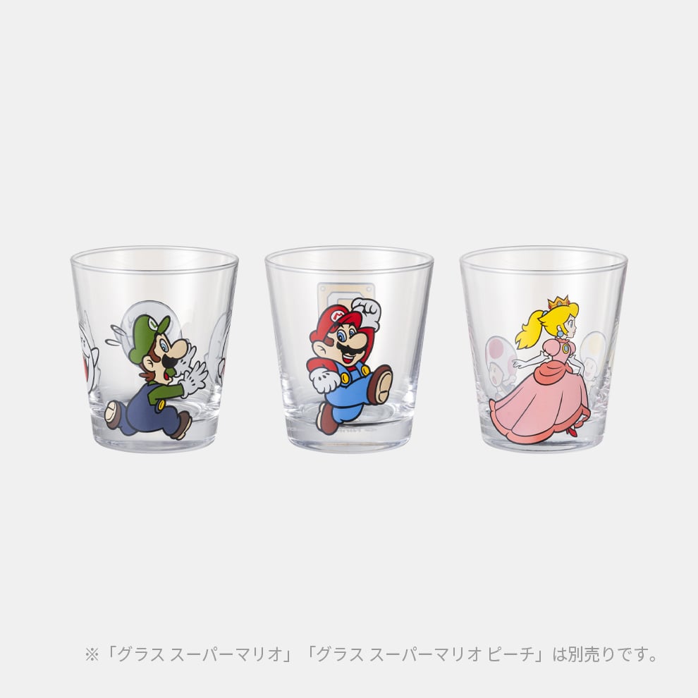 グラス スーパーマリオ ルイージ【Nintendo TOKYO取り扱い商品】 | My