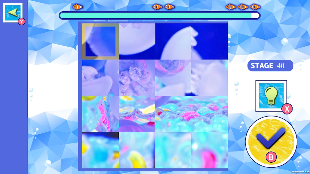 脳トレ!くらげパズルーゲームで癒される!ふわとろ海中回転パズルー