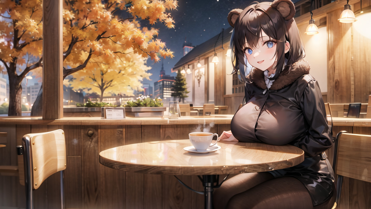 Kawaii Girls: Busty Bear