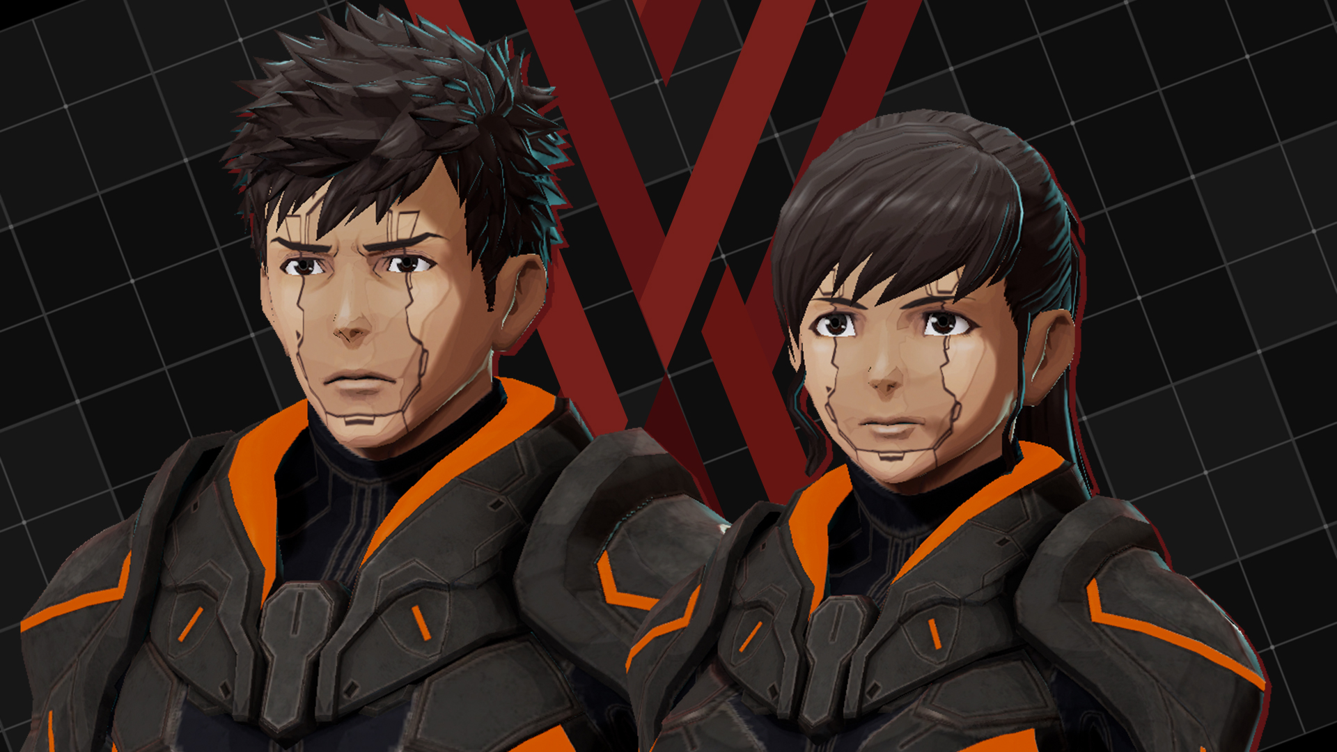 アウター用エディットパーツ『ロボットメイク』