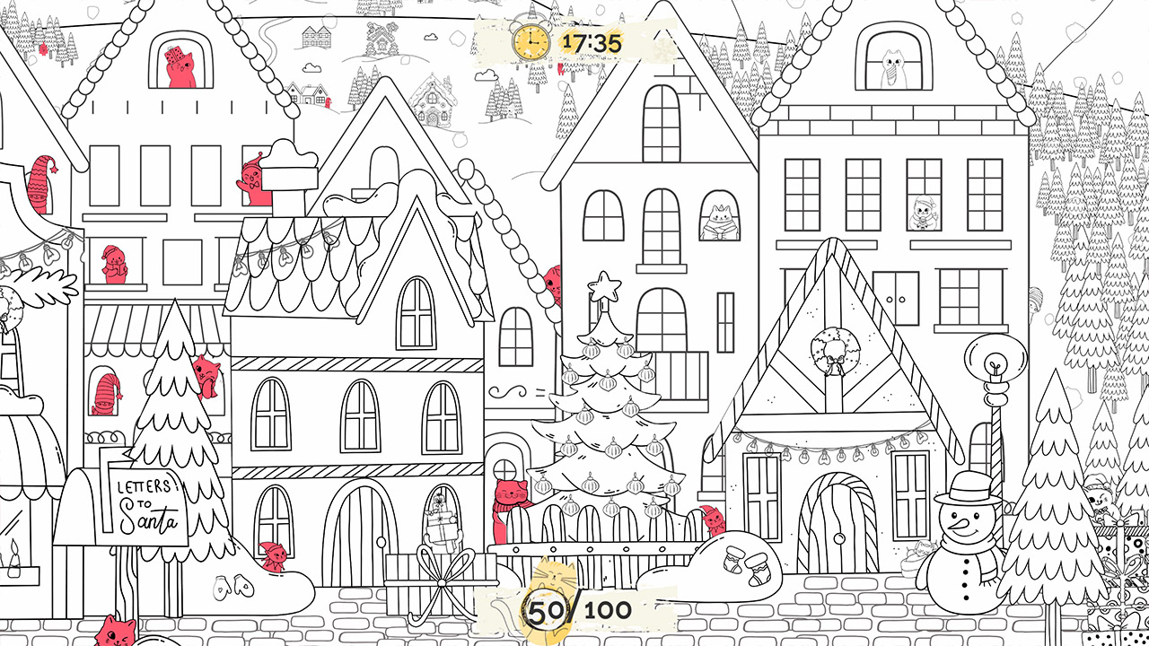 Hidden Cats on Christmas