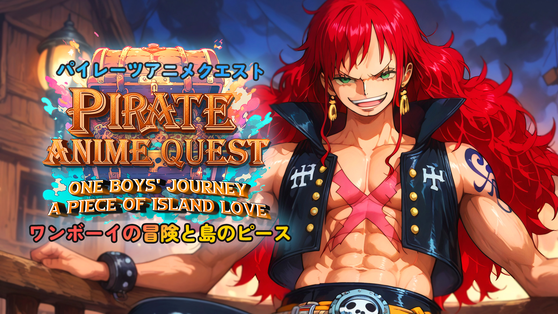 パイレーツアニメクエスト：ワンボーイの冒険と島のピース