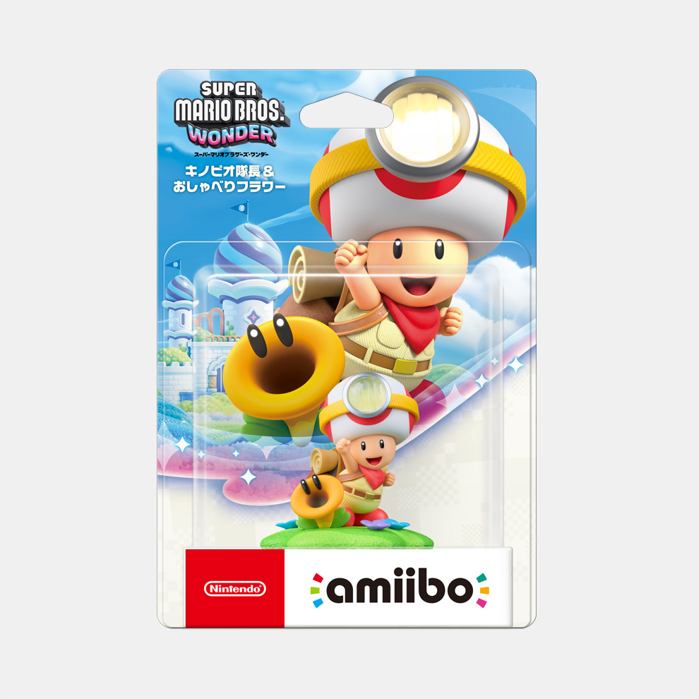 amiibo キノピオ隊長&おしゃべりフラワー(スーパーマリオシリーズ