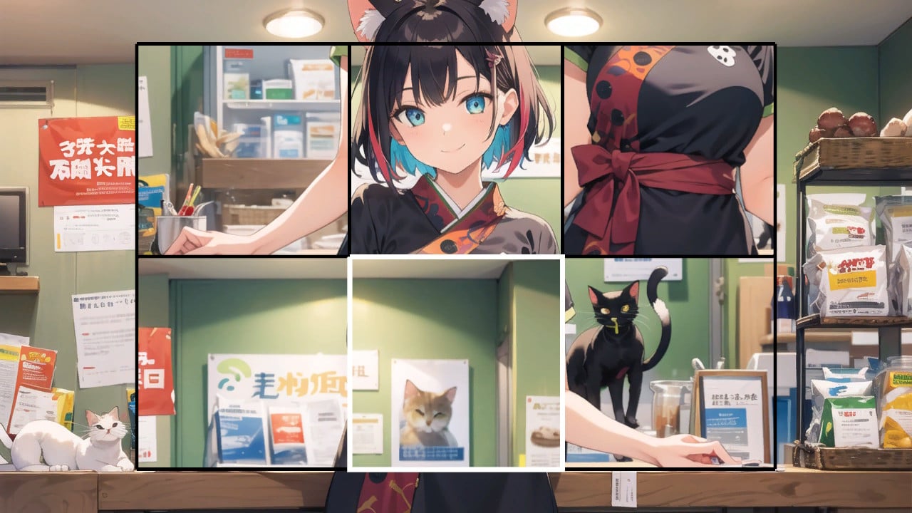 Anime Girls: Naughty Neko