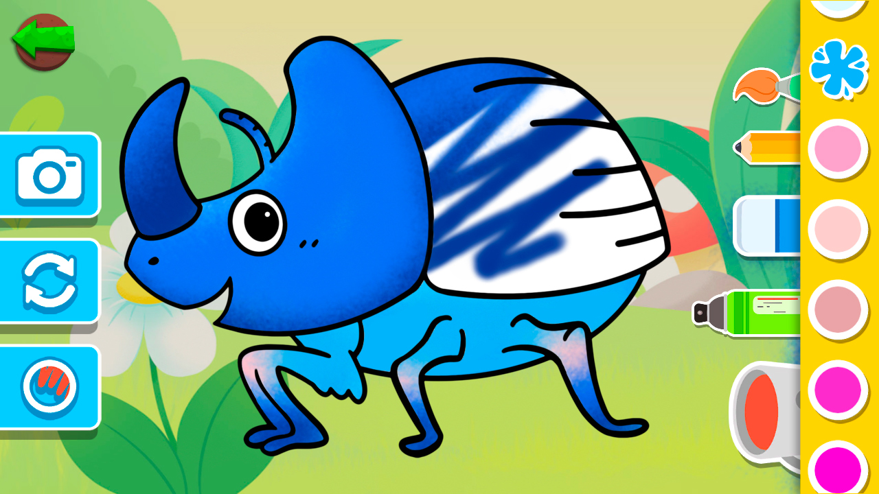 むし パズル&ぬりえブック 3歳からのクリエイティブゲーム