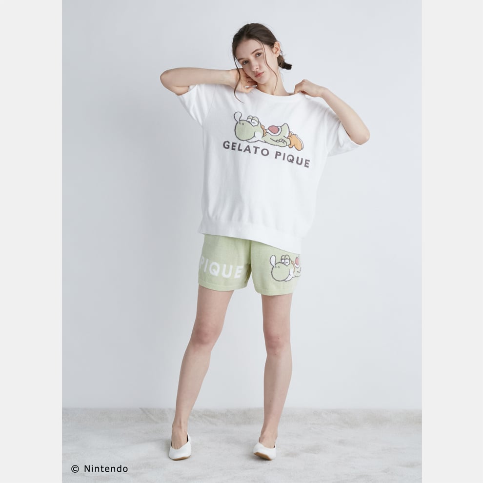 レディース】ヨッシー ジャガードプルオーバー＆ショートパンツセット