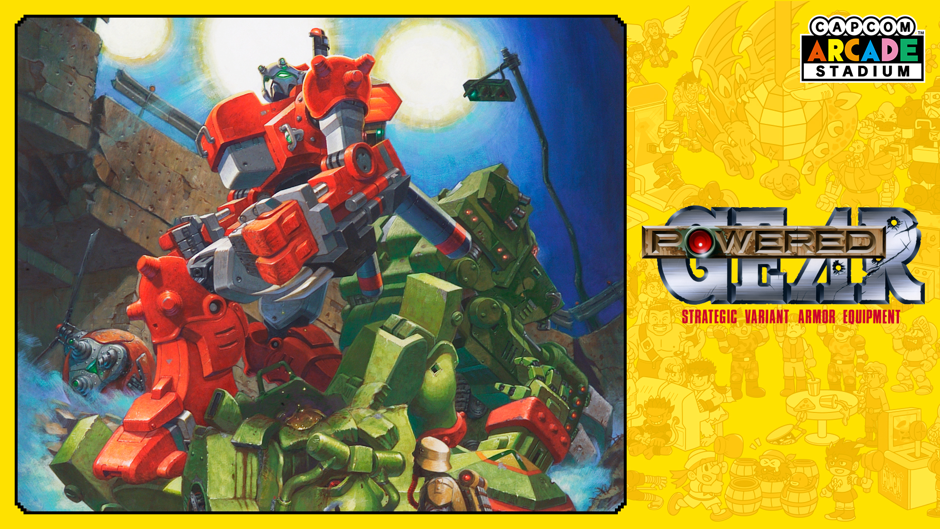 Capcom Arcade Stadium：パワードギア - STRATEGIC VARIANT ARMOR