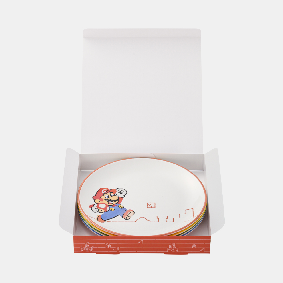 メラミンプレート 4個セット スーパーマリオファミリーライフ