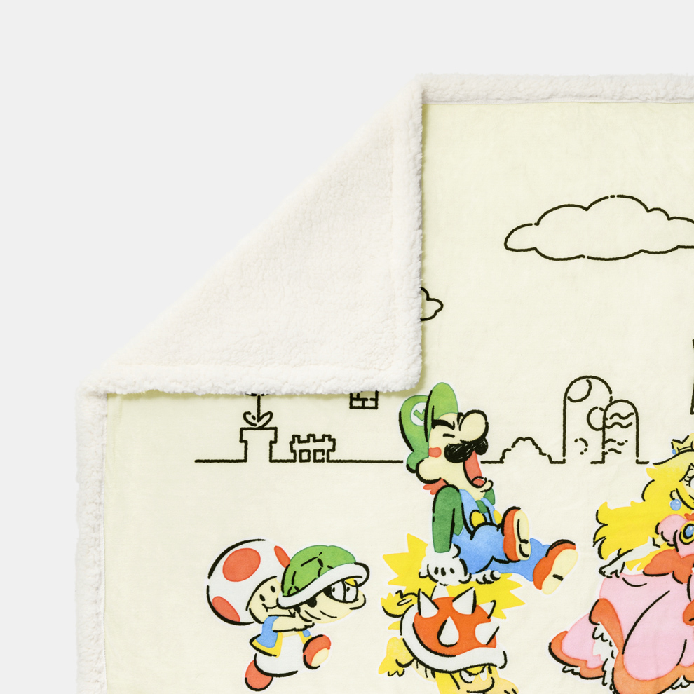 ブランケット スーパーマリオファミリーライフ【Nintendo TOKYO