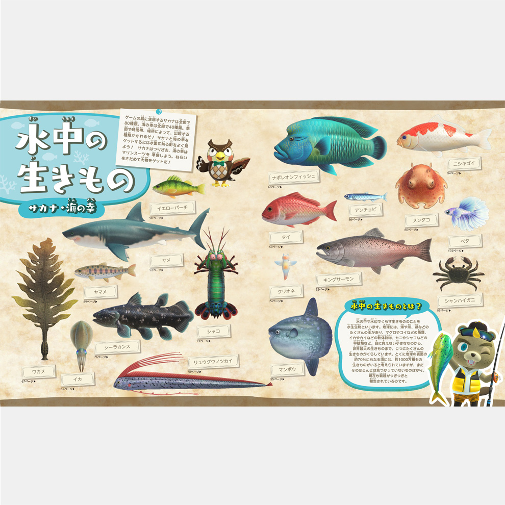 あつまれ どうぶつの森 島の生きもの図鑑 | Nintendo Store