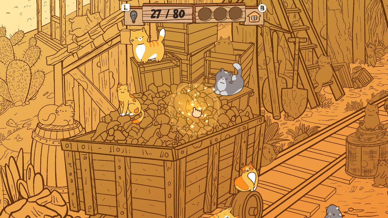 猫の訪問 西部開拓時代 : Cats Visiting Wild West