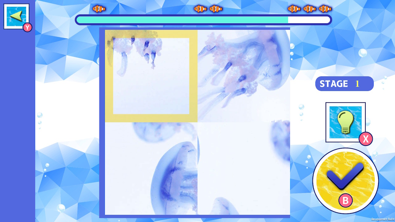 脳トレ!くらげパズルーゲームで癒される!ふわとろ海中回転パズルー