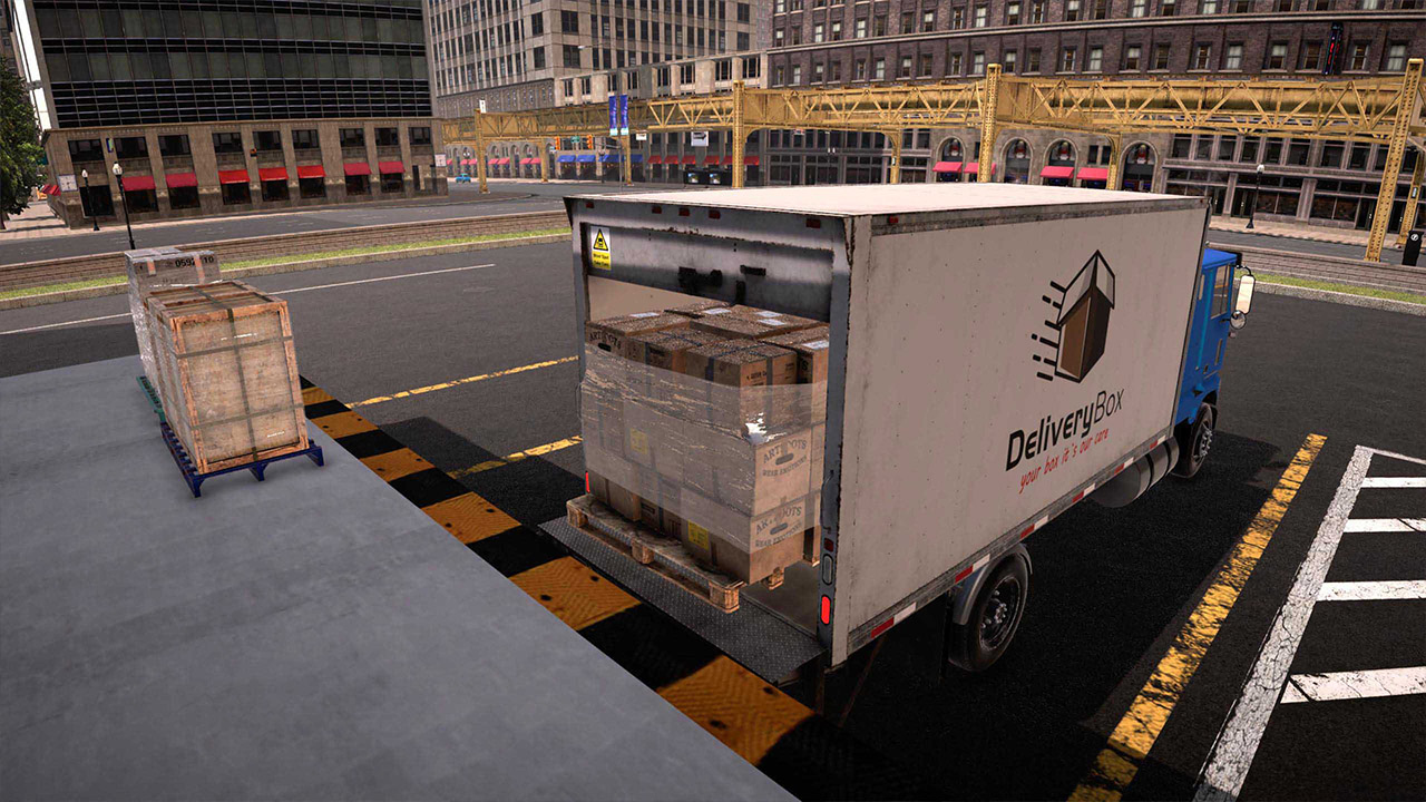 Truck Simulator 2025 City Work Delivery
