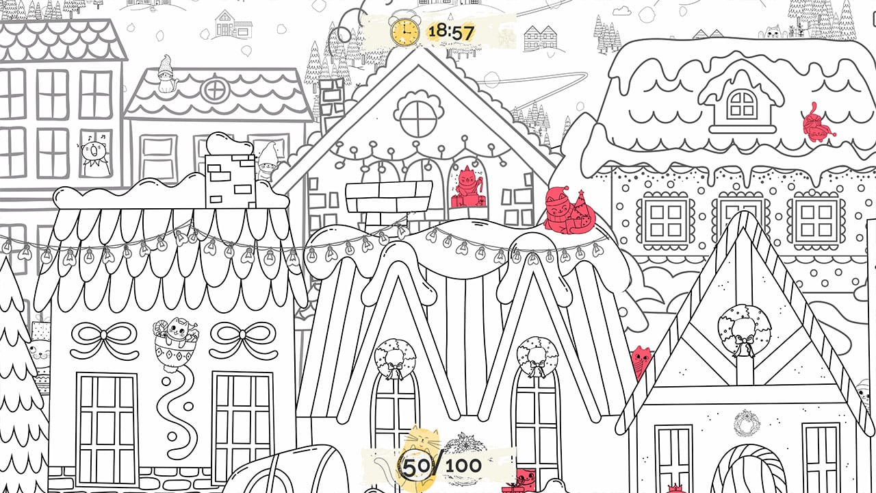 Hidden Cats on Christmas