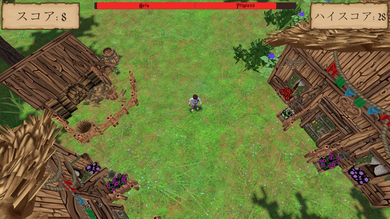 姫君と平民 Crownfall: Young Hero