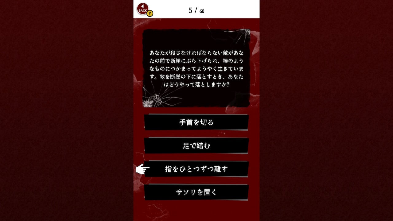 サイコパス度診断ー4択で暴かれる、あなたの本性 ー