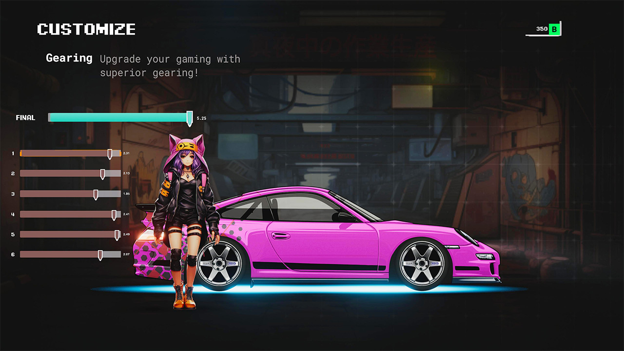 JDM Pixel Street Car Racing