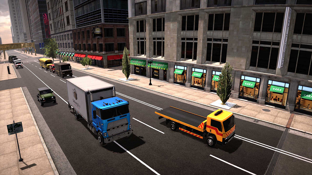 Truck Simulator 2025 City Work Delivery