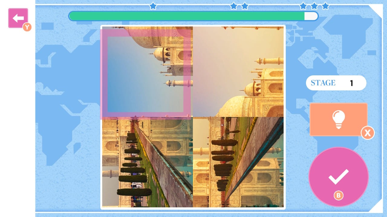 くるくるパズル世界遺産ーまわしてひらめく！世界遺産脳トレー