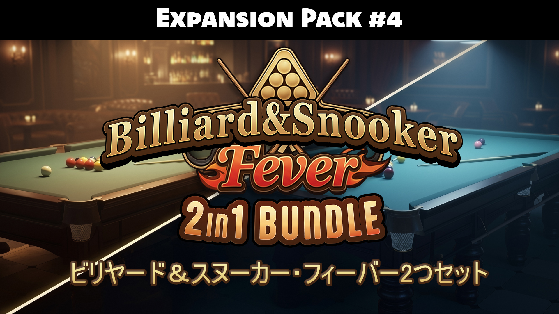Billiard & Snooker Fever: 2 in 1 Bundle ビリヤード＆スヌーカー