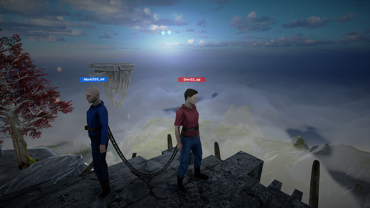 Chained Climb Together: Epic Climb