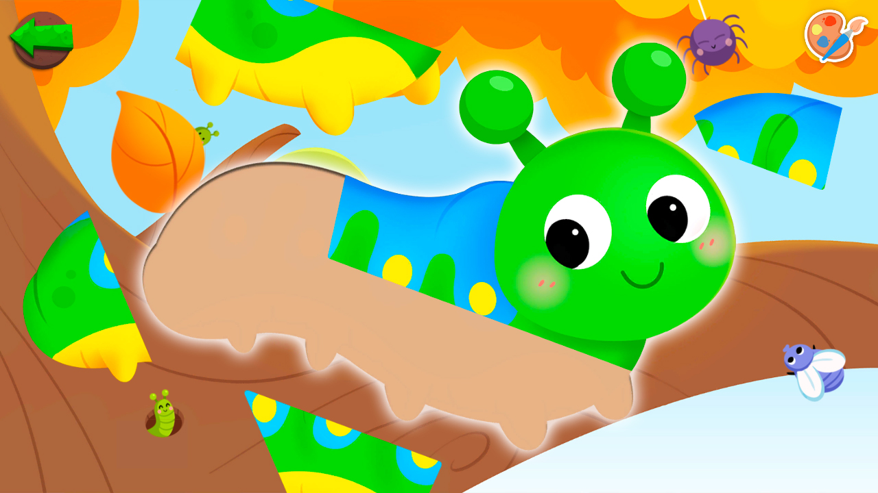 むし パズル&ぬりえブック 3歳からのクリエイティブゲーム