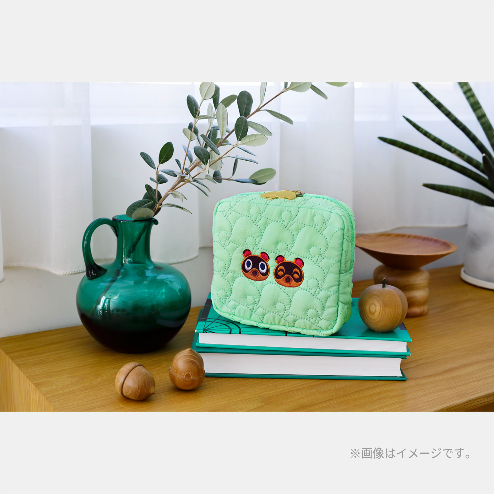 あつまれ どうぶつの森 持ち歩きに便利な葉っぱ柄キルティングデイリー