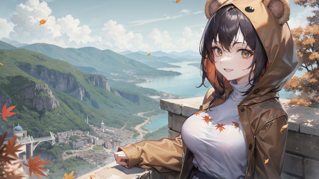 Kawaii Girls: Busty Bear