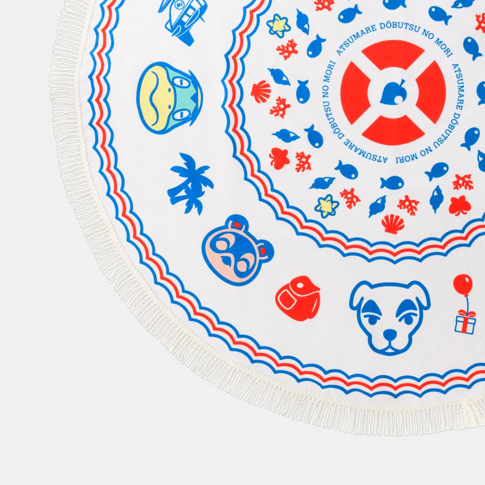 ラウンドタオル あつまれ どうぶつの森【Nintendo TOKYO取り扱い商品