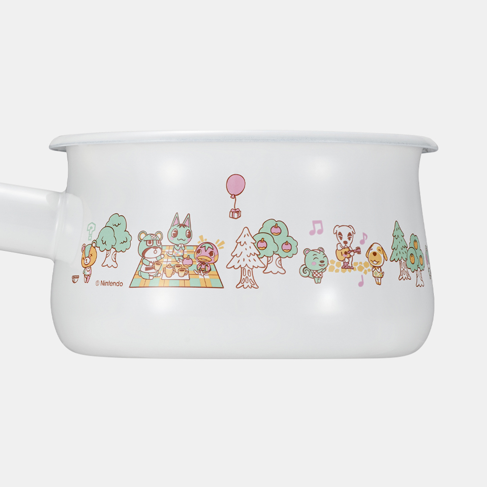 片手ホーロー鍋 どうぶつの森【Nintendo TOKYO取り扱い商品】 | My