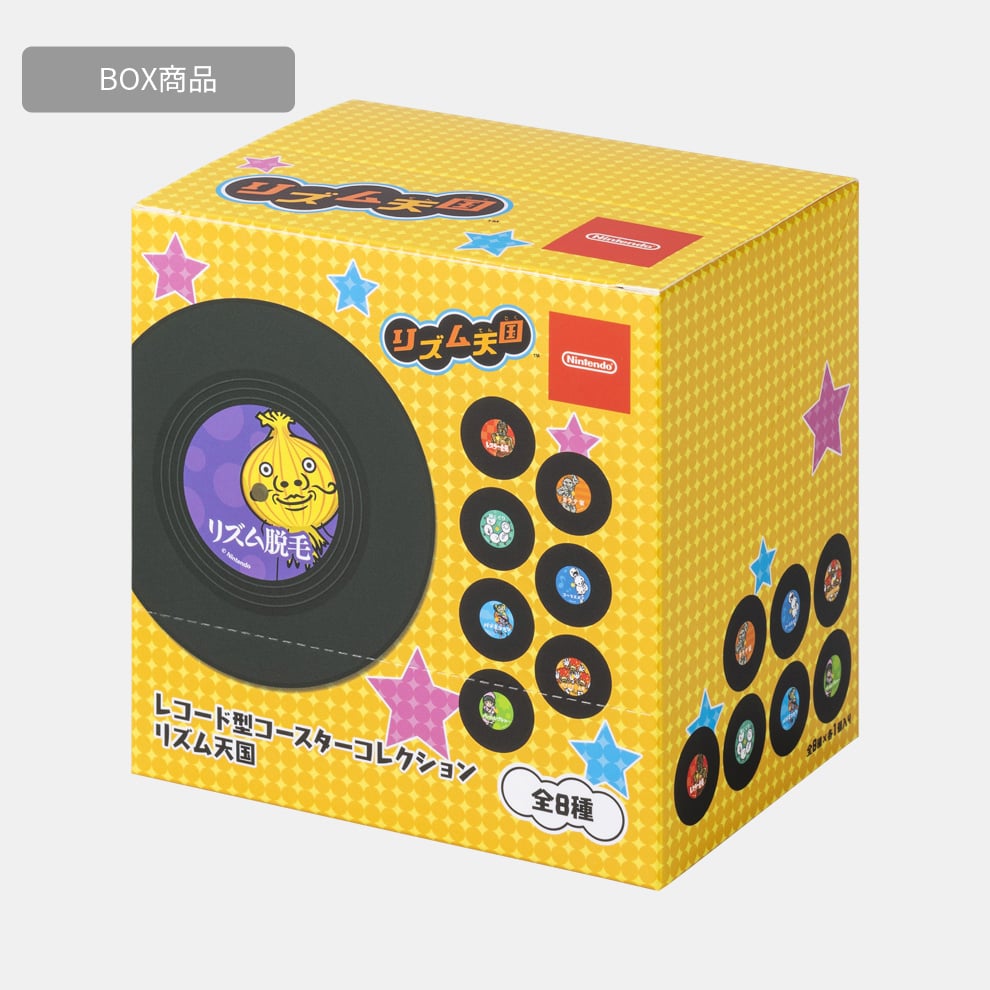 BOX商品】レコード型コースターコレクション リズム天国【Nintendo